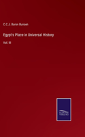 Egypt's Place in Universal History