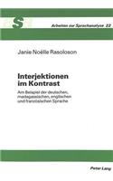 Interjektionen Im Kontrast