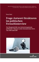 Frage-Antwort-Strukturen im politischen Fernsehinterview