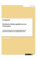 Psychische Belastungsfaktoren am Arbeitsplatz