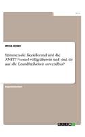 Stimmen die Keck-Formel und die ANETT-Formel völlig überein und sind sie auf alle Grundfreiheiten anwendbar?