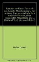 Schriften Zur Kunst