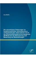 wesentlichen Änderungen im handelsrechtlichen Jahresabschluss mittelständischer Unternehmen durch das Bilanzrechtsmodernisierungsgesetz (BilMoG) bei der Bilanzierung und Bewertung von Rückstellungen