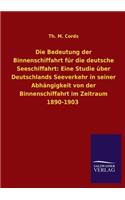 Die Bedeutung Der Binnenschiffahrt Fur Die Deutsche Seeschiffahrt