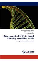 Assessment of with-in breed diversity in Hallikar cattle