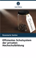 Effizientes Schulsystem der privaten Hochschulbildung