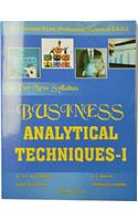 Business Analytical Techniques-I