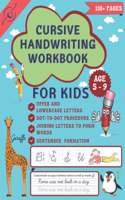 Cursive Handwriting Workbook: Cursive Handwriting workbook for grades 2 - 4