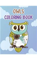 Owls Coloring Book