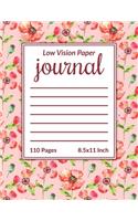 Low Vision Paper Journal