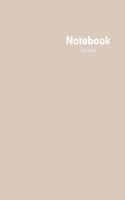 Dot Grid Notebook: Stylish Almond Wisp Notebook, 120 Dotted Pages 8.5 x 11 inches Large Journal - Softcover Color Trends Collection(Color Trends)