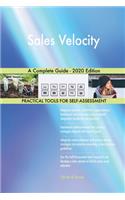 Sales Velocity A Complete Guide - 2020 Edition