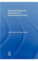Burmese (Myanmar) Dictionary of Grammatical Forms