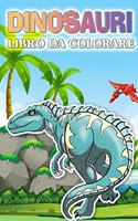 Libro da colorare di dinosauri