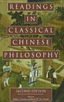 Readings in Classical Chinese Philosophy