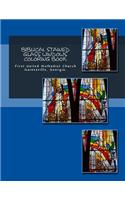 Biblical Stained Glass Windows Coloring Book