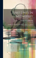 First Lines In Midwifery