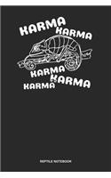 Reptile Notebook: Dotted Log Book For Lizard Owner: Chameleon Journal Karma Chameleon 80S Music Pun Gift
