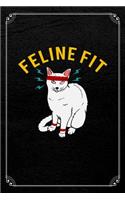 Feline Fit: Fitness Gym Workout Daily Planner 120 Page