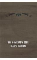 My Homebrew Beer Recipe Journal