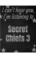 I can't hear you, I'm listening to Secret Chiefs 3 creative writing lined notebook