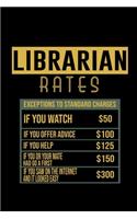 Librarian rates