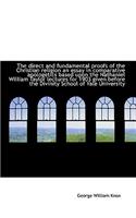 The Direct and Fundamental Proofs of the Christian Religion an Essay in Comparative Apologetics Base: (English)