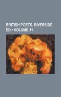 British Poets. Riverside Ed (Volume 11): (English)
