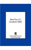 Brief Van J. E. Goudsmit (1868)