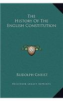 History Of The English Constitution