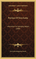 Province Of Nova Scotia