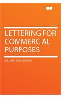 Lettering for Commercial Purposes