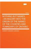 Nothing But Names