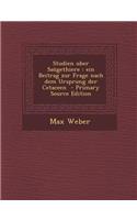Studien Uber Saugethiere: Ein Beitrag Zur Frage Nach Dem Ursprung Der Cetaceen - Primary Source Edition
