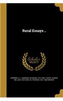 Rural Essays ..