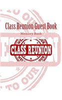 Class Reunion Guest Book