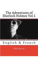 Adventures of Sherlock Holmes Vol.1: English & French