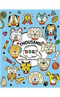 Thousand Doodle Coloring book