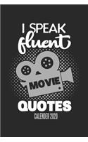 I Speak Fluent Movie Quotes Calender 2020