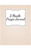 3 Month Prayer Journal