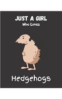 Just A Girl Who Loves Hedgehogs