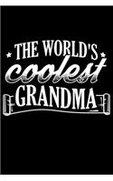 The World's Coolest Grandma: Lined A5 Notebook for Grandma Journal