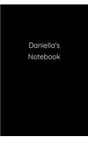 Daniella's Notebook: Notebook / Journal / Diary - 6 x 9 inches (15,24 x 22,86 cm), 150 pages.