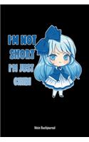 I'm Not Short I'm Just Chibi Mein Buchjournal: Anime Manga Comic Buchjournal: 6x9 A5 Bulletjournal Lese Bewertung Oder Bücher Tagebuch Für Buch-Liebhaber Kinder, Männer Und Frauen