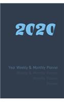 2020 Year Weekly & Monthly Planner