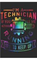 Techniker Notizbuch: Techniker Notizbuch die Perfekte Geschenkidee für Techniker oder Technikerin. Das Taschenbuch hat 120 weiße Seiten mit Punktraster die dich beim Sch