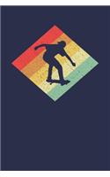 Skater Notebook: Retro Vintage 80s Skate 6 x 9 Dotted Dot Grid Journal Gift for Skaters And Skateboarders (108 Pages)