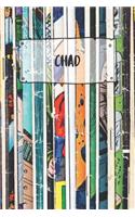 Chad: Ruled Travel Diary Notebook or Journey Journal - Lined Trip Pocketbook for Men and Women with Lines