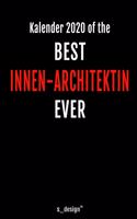 Kalender 2020 für Innen-Architekten / Innen-Architekt / Innen-Architektin