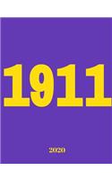 1911: Omega Planner for the Greek Who Wants to Stay Up-to-Date and Stylish. 7.44 X 9.69 Inches. Beautifully Designed. Easy to Carry. This Makes a Great Gi